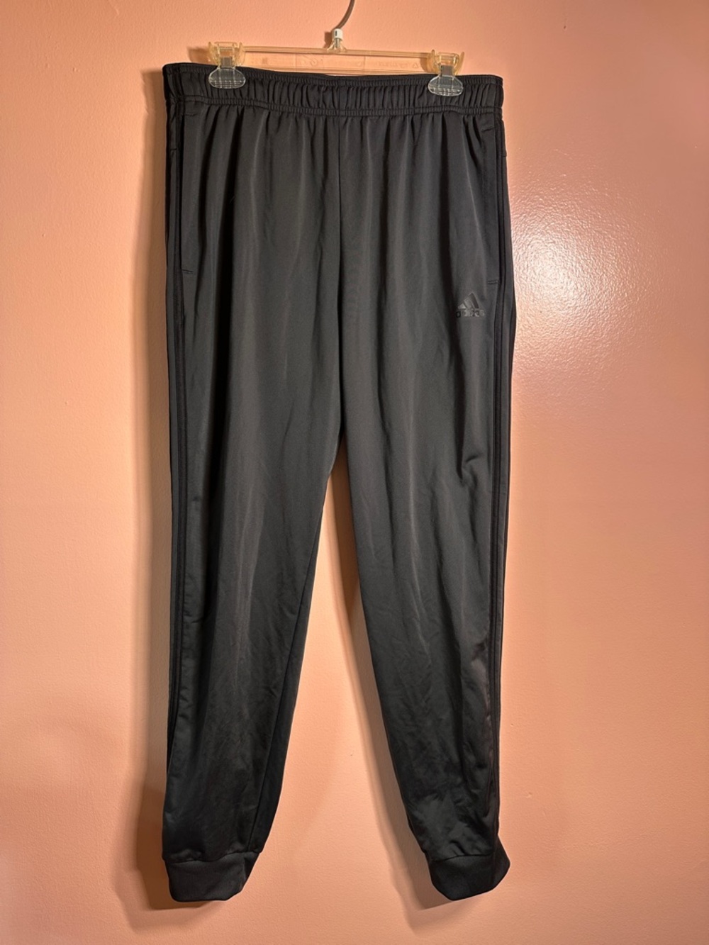 Adidas Men’s Gray Athletic Workout Gym Jogger Track Pants